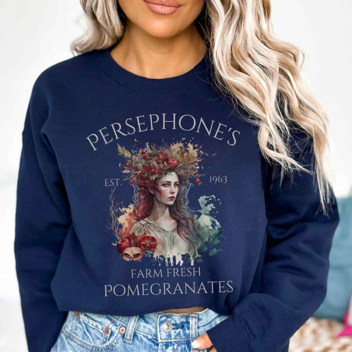 Persephone Greek Mythology Womens Crewneck Sweatshirt Pullover