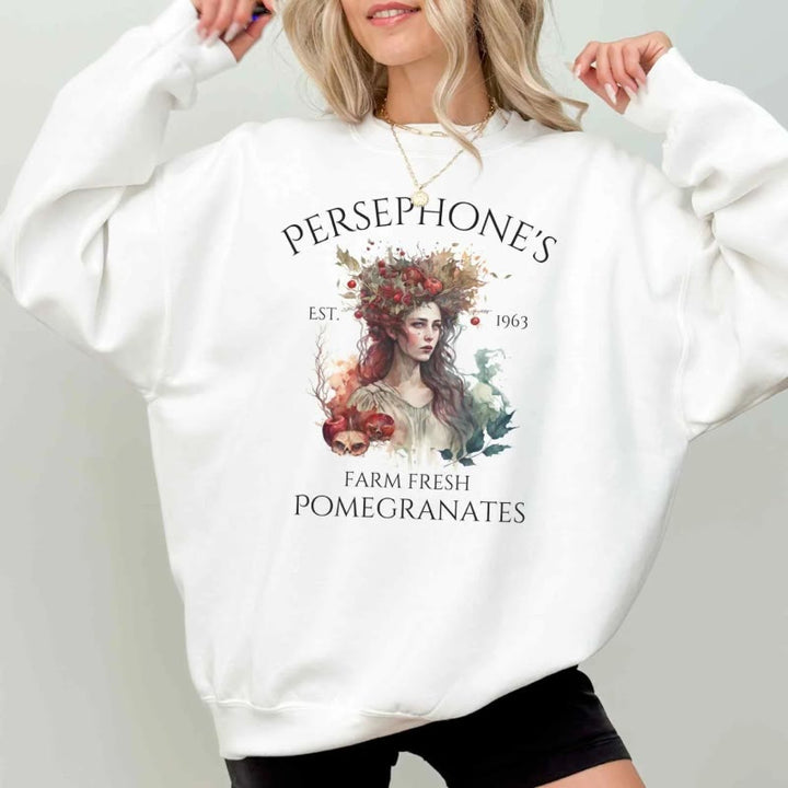 Persephone Greek Mythology Womens Crewneck Sweatshirt Pullover