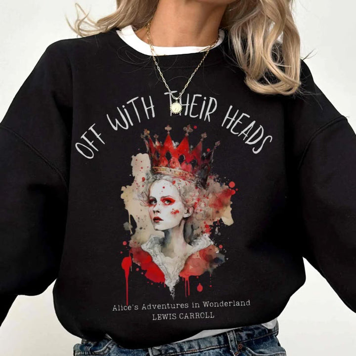 Off With Their Heads Womens Crewneck Sweatshirt Pullover