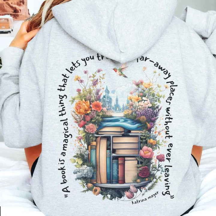 Read Some Magic Books Hoodie Womens Long Sleeve Comfy Hoodie