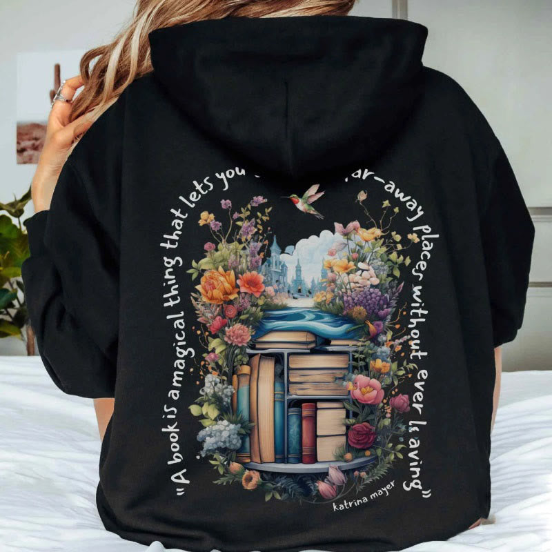 Read Some Magic Books Hoodie Womens Long Sleeve Comfy Hoodie