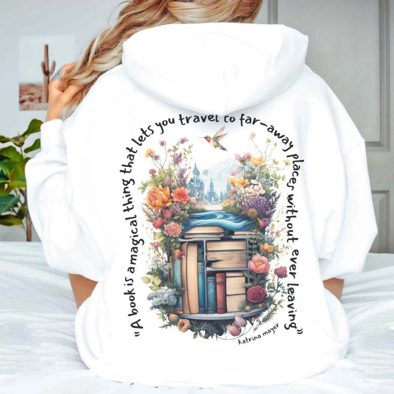 Read Some Magic Books Hoodie Womens Long Sleeve Comfy Hoodie