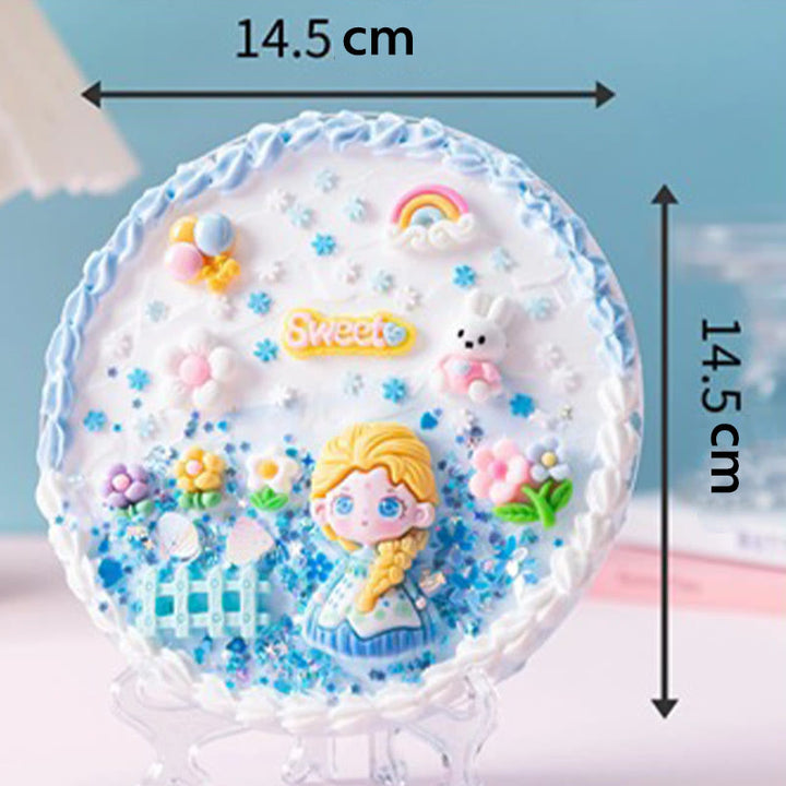 DIY Cream Glue Material Kit With Accessories Cartoon Princess Series