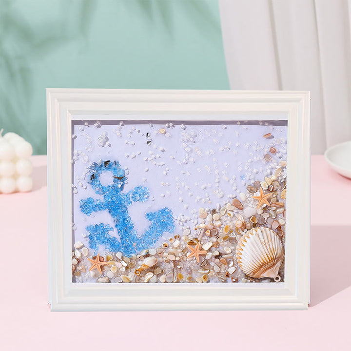 DIY Resin Kit With Accessories Photo Frame Beautiful Sea Series