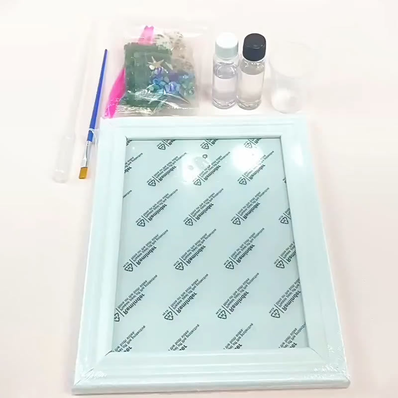 DIY Resin Kit With Accessories Photo Frame Beautiful Sea Series