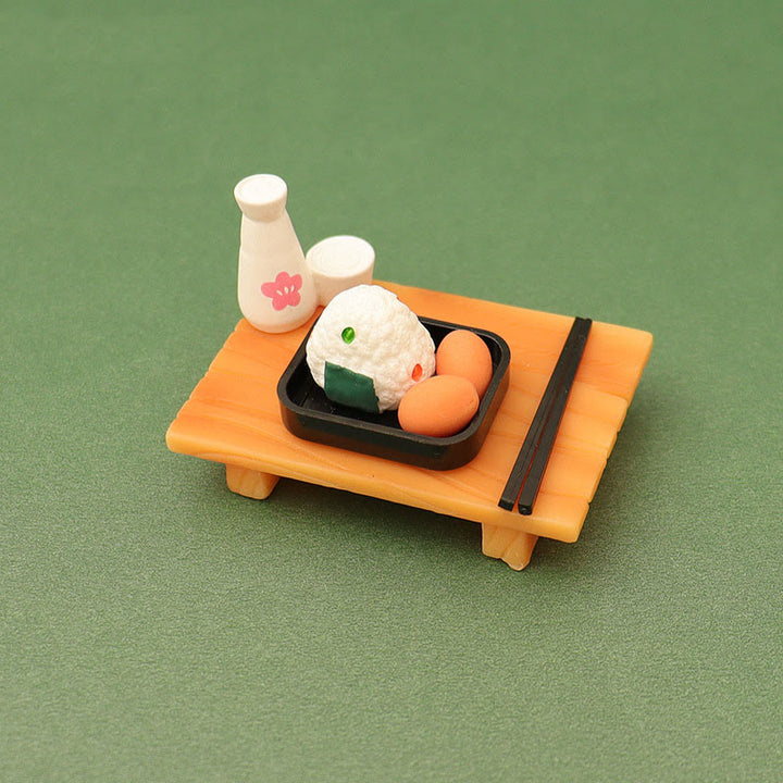 Miniatures Ramen Dim Sum Sushi Set Artificial Mini Food Set For Dollhouse