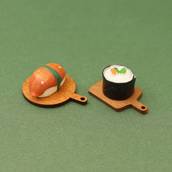 Miniatures Ramen Dim Sum Sushi Set Artificial Mini Food Set For Dollhouse