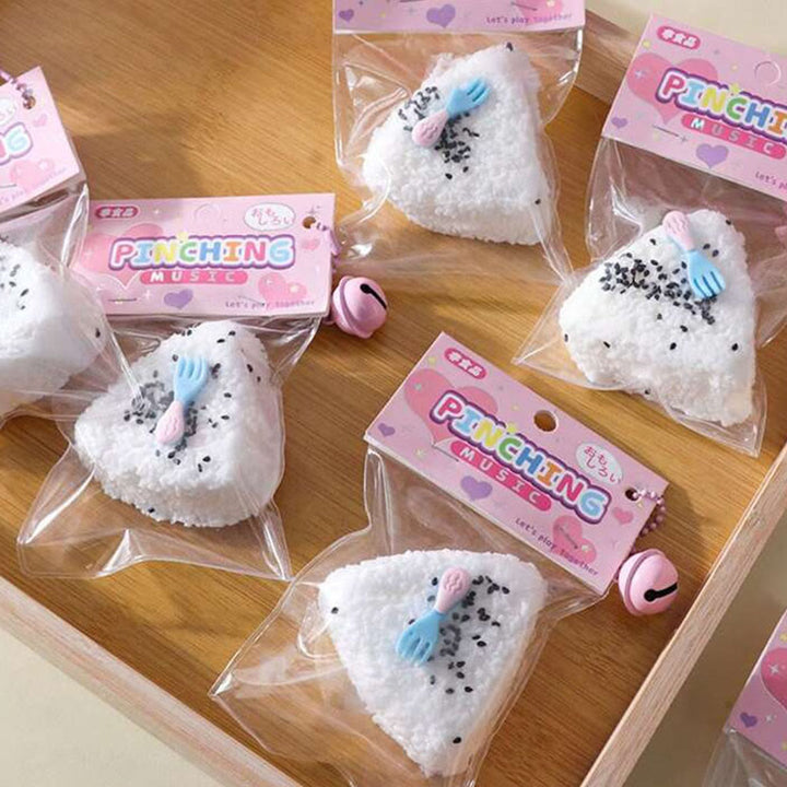 Creative Onigiri Squishy Toy For Girls Stress Relief Party Favors