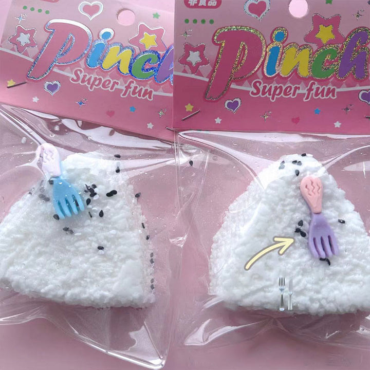 Creative Onigiri Squishy Toy For Girls Stress Relief Party Favors