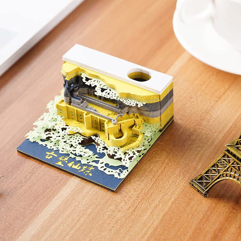 The Wizard Of The Castle 3D Memo Pad Sticky Note Paper Sculpture