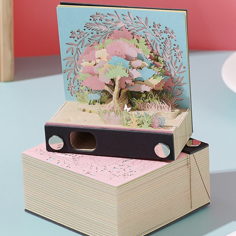 Candy Forest 3D Memo Pad Sticky Note Paper Sculpture Artwork