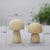 Forest Mushroom Carved Wooden Sculpture Desktop Deocr For Gift