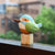 Artificial Bird Carved Wooden Sculpture Desktop Deocr For Gift