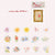 Half Dream Glass Series Stickers For Decorative Scrapbook Supplies