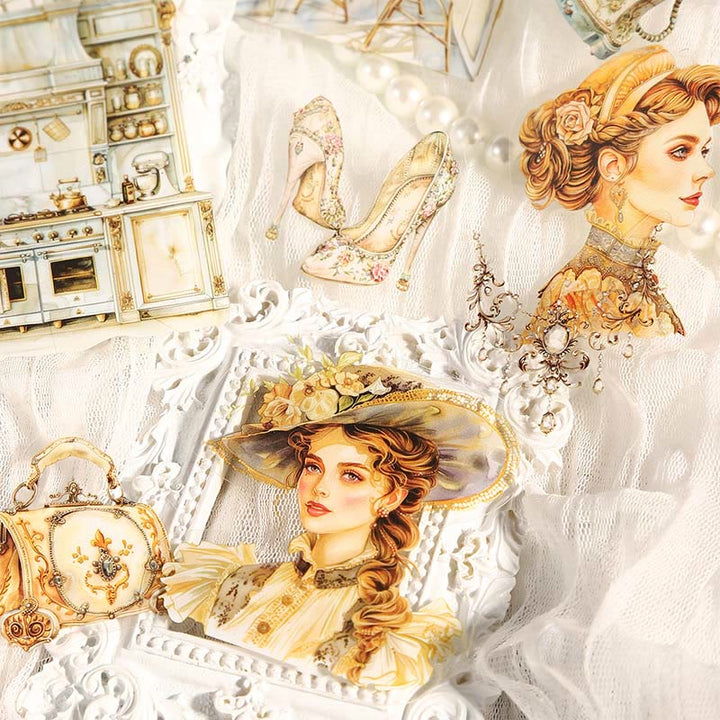 Classical Aristocrat Series Stickers For Decorative Scrapbook Supplies