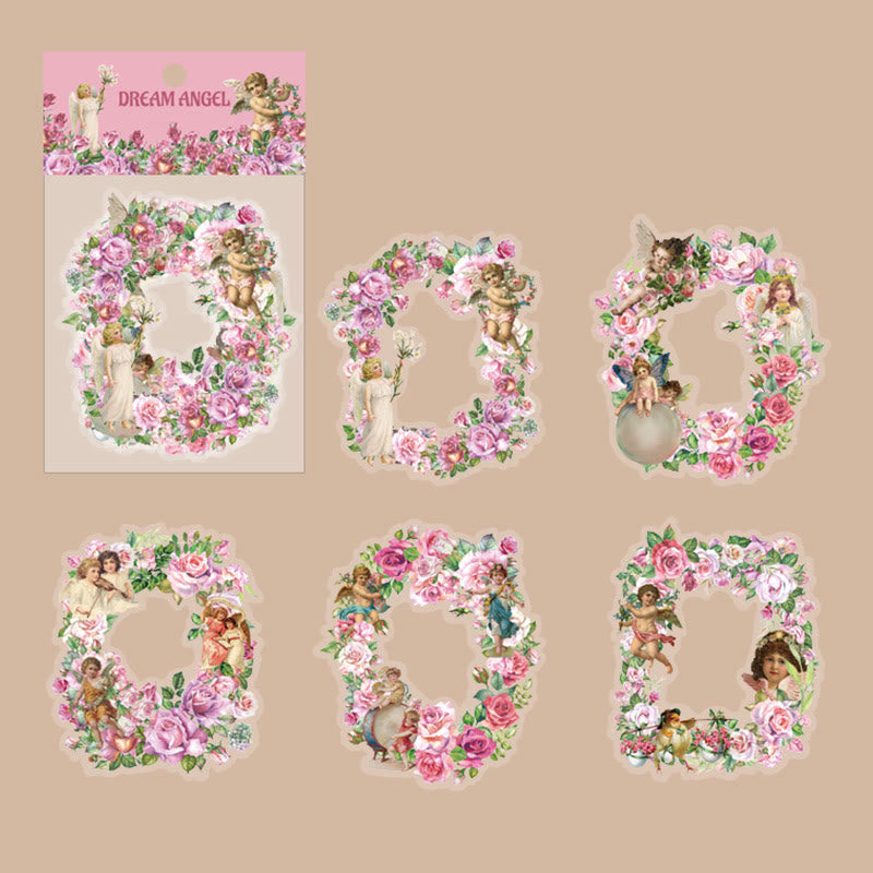 Dream Angel Series Stickers For Decorative Scrapbook Supplies