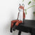 Fox With Hanging Leg Carved Wooden Sculpture Desktop Deocr For Gift