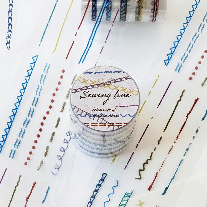 Long Memoir Series Scrapbook Decor Tape Loop For Journaling