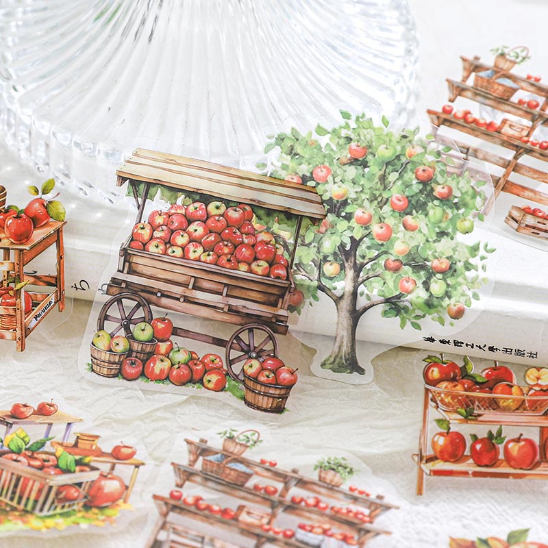 Harvest Orchard Series Stickers For Decorative Scrapbook Supplies