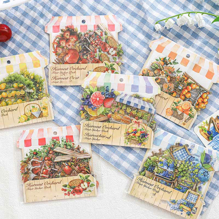 Harvest Orchard Series Stickers For Decorative Scrapbook Supplies