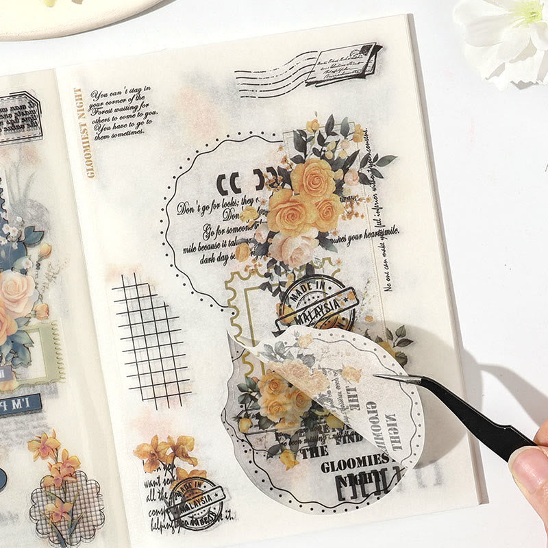 Flowers Weaving Dream Series For Decorative Scrapbook Supplies