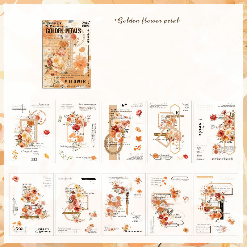 Flowers Weaving Dream Series For Decorative Scrapbook Supplies