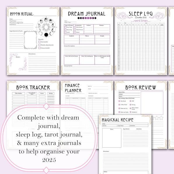 2025 Witch Notepad For 12 Months Planner Hanging To Do List