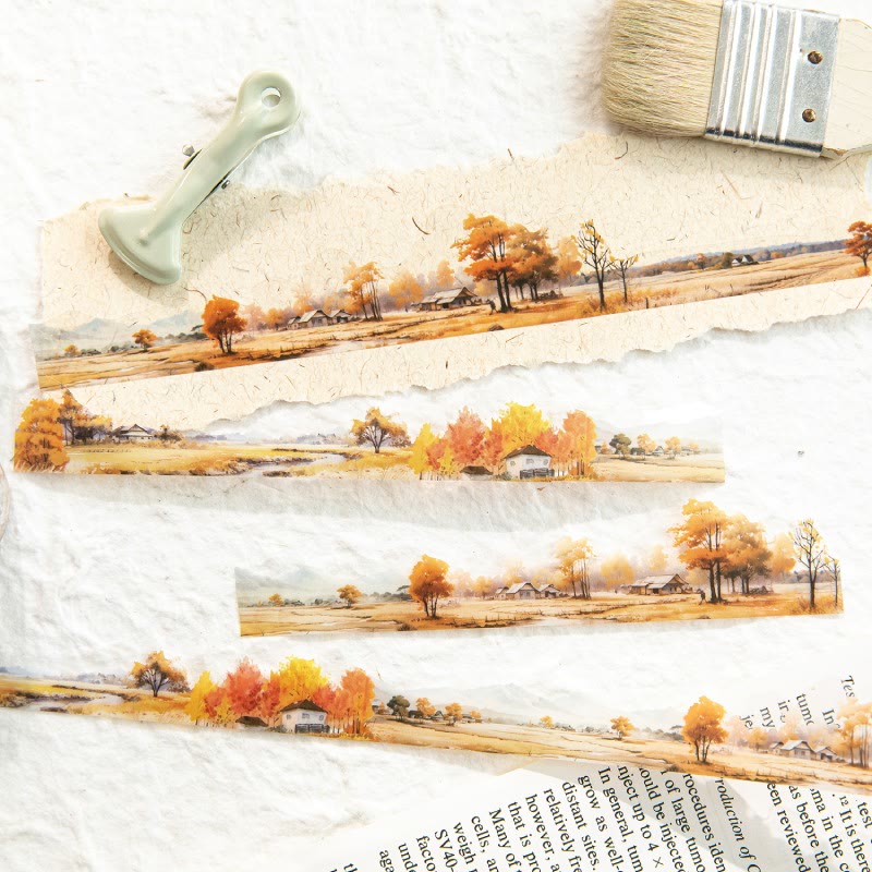 To The Mountains And The Sea Series Scrapbook Tape Self-Adhesive Journal Decor