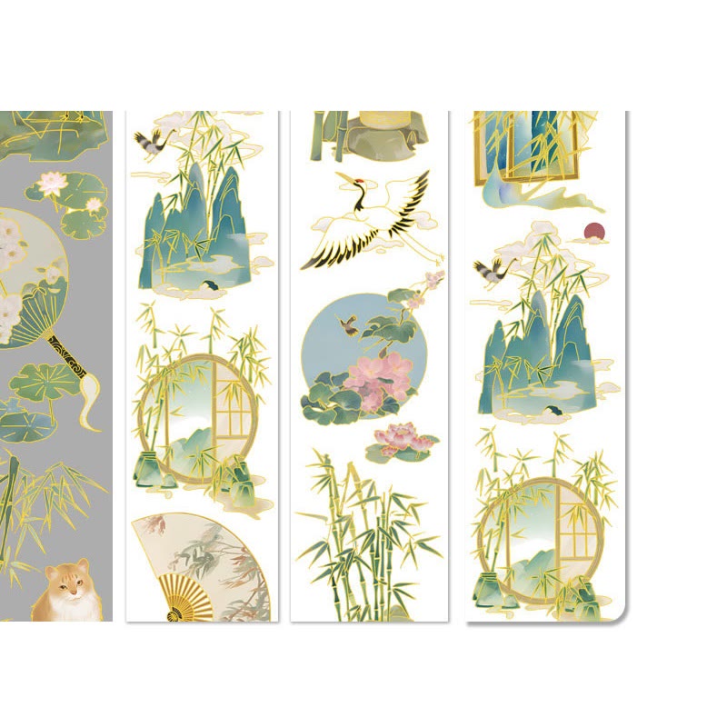 To The Mountains And The Sea Series Scrapbook Tape Self-Adhesive Journal Decor