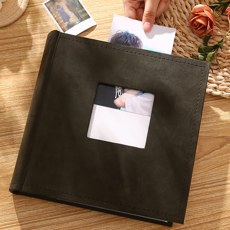 Interstitial Family Photo Album With Writable Inside Pages