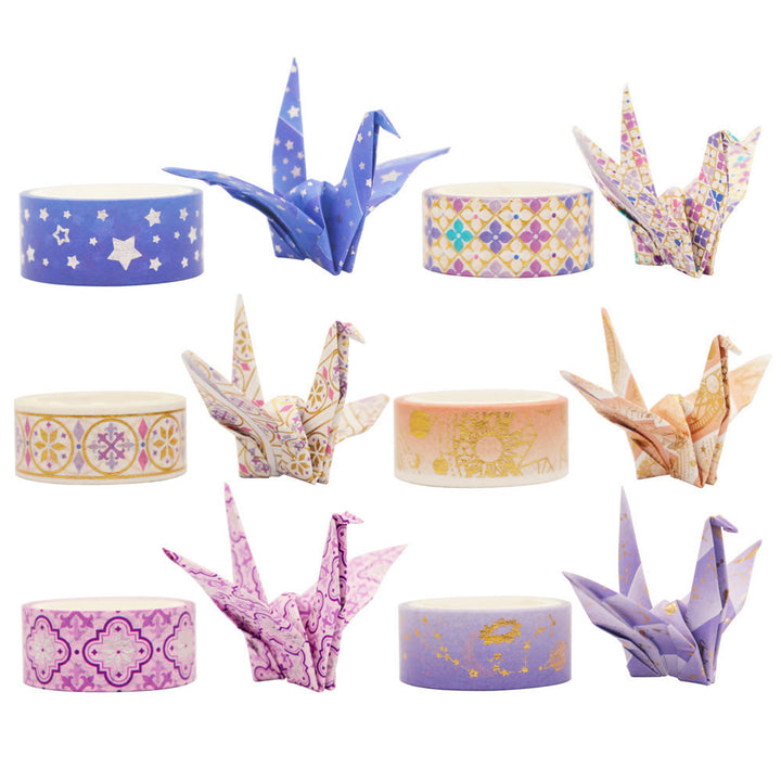 12 Rolls Starry Night Series Washi Tape Set Scrapbook Tape