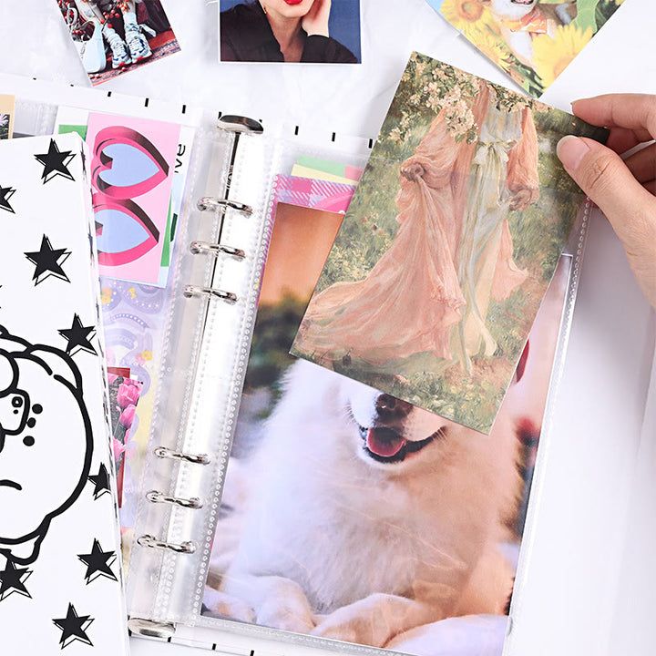 Cute Cartoon Dog Photo Album With Loose Leaf Binder