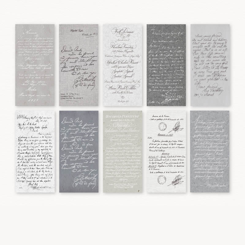 Tender Monologue Series Gentle Styles Paper Decorative Journaling Paper