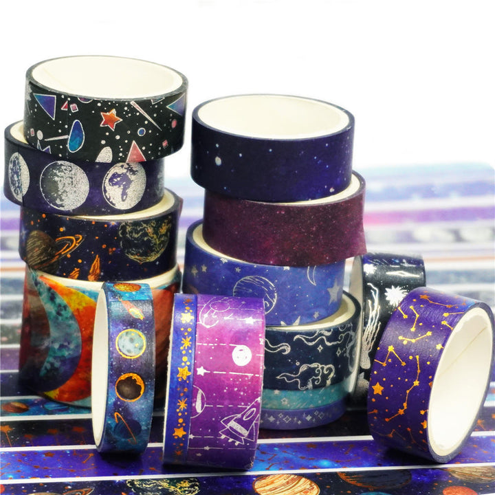 19 Rolls universe Series Washi Tape Set Scrapbook Tape