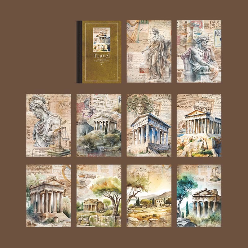 Journey Around The World Series Paper Decorative Journaling Paper