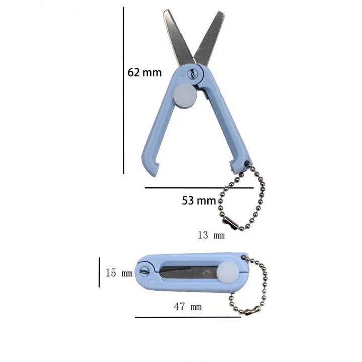 Portable Telescopic Scissors Mini Stainless Steel Folding Scissors