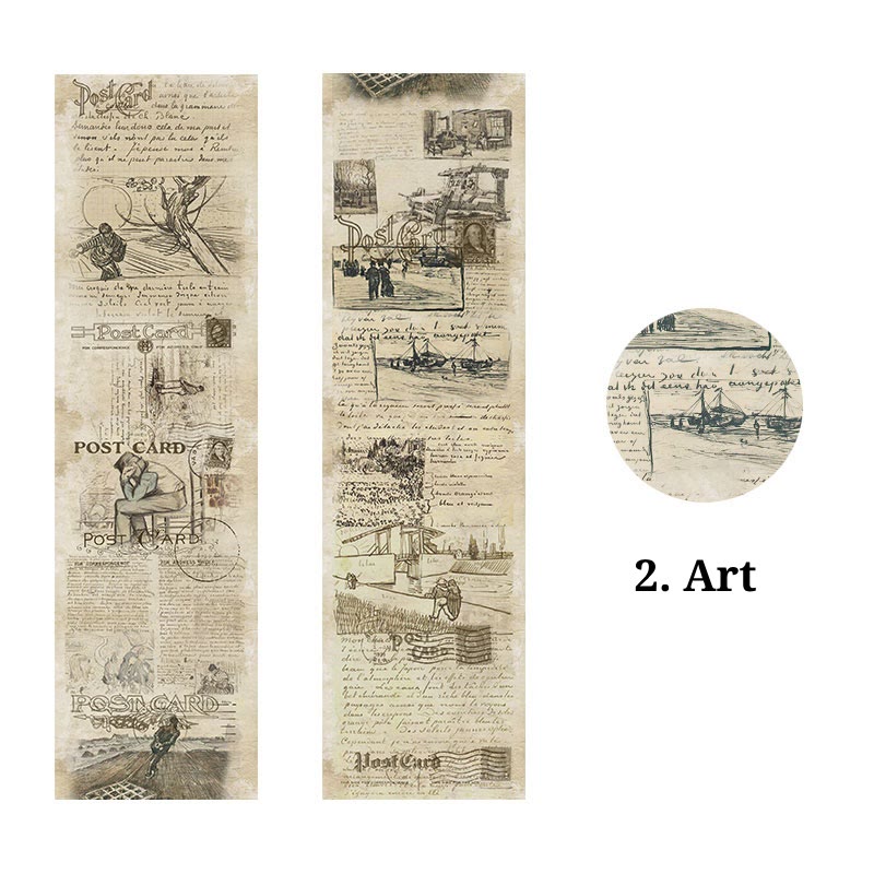 Vintage Chronology Series Tape Retro DIY Scrapbook Decor