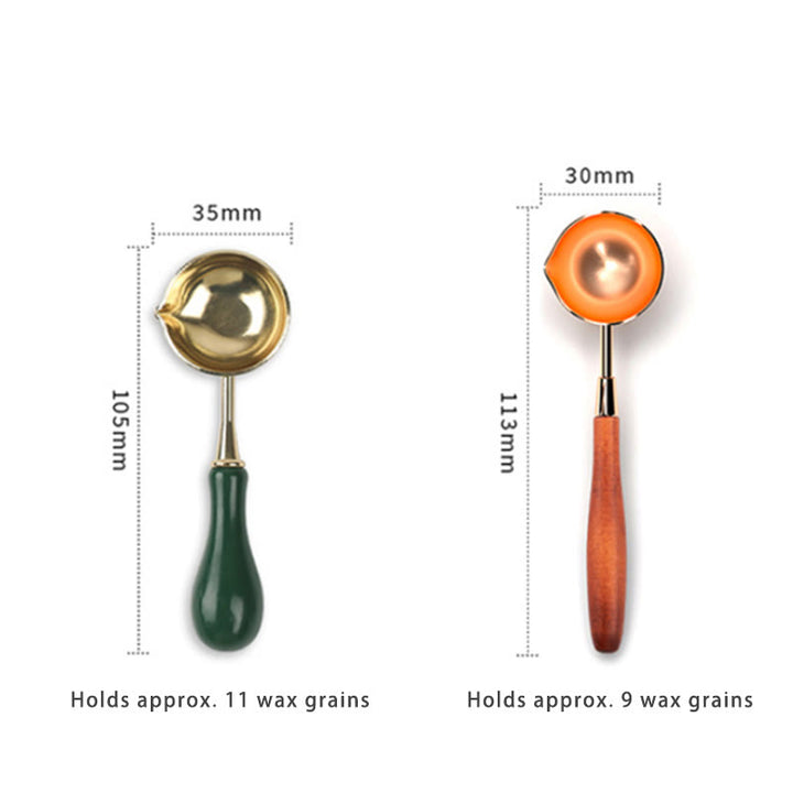 Large Non Stick Wax Melting Spoon For Sealing Stamp