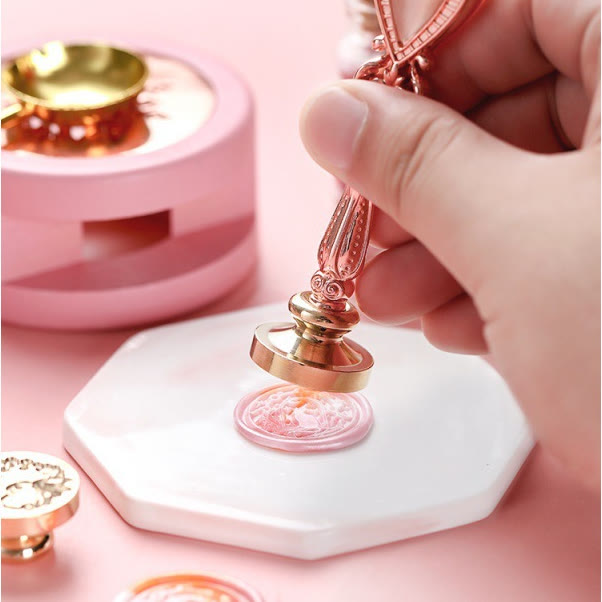 Cute Pink Dream Series Wax Seal Stamps Gift Set