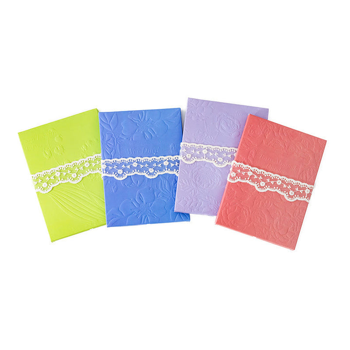 Minimalist Color Paper Set Decorative Scrapbook Journaling Relief Paper