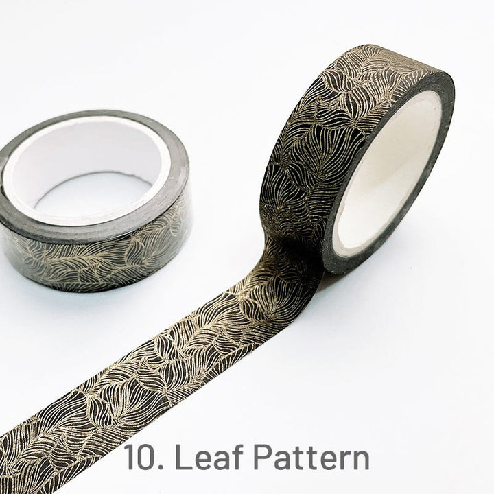 7M Vintage Pattern Hot Stamping Washi Tape Decorative Tape