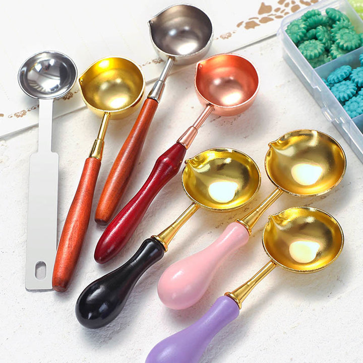 Large Non Stick Wax Melting Spoon For Sealing Stamp