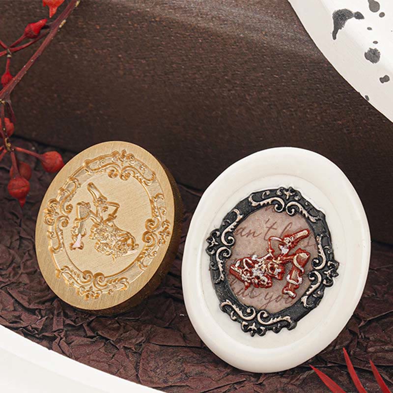 3D Embossed Flower Prisoner Series Seal Wax Stamp Head