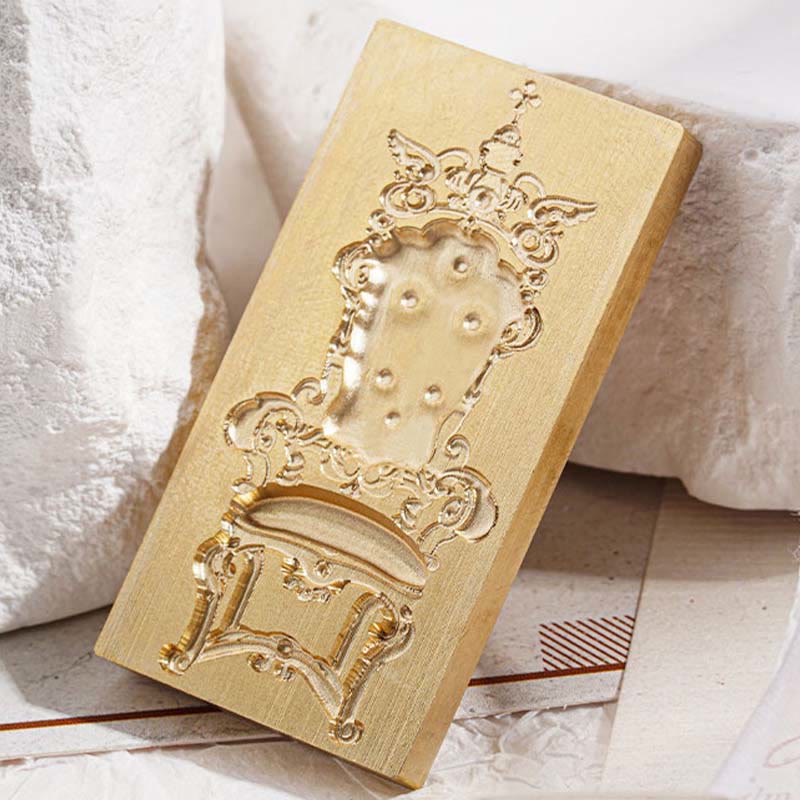 3D Embossed Gothic Style Border Series Seal Wax Stamp Head