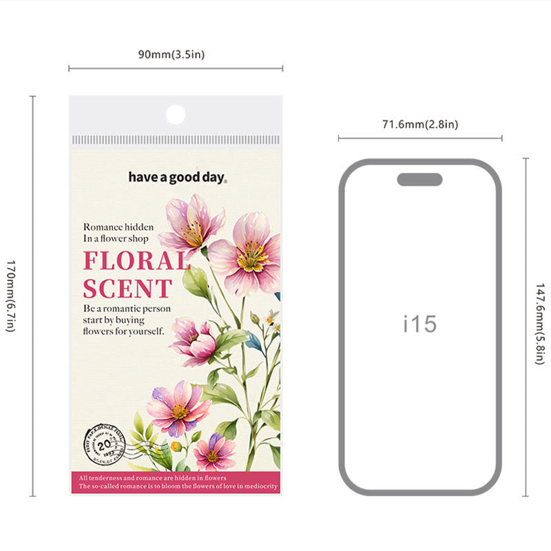 Floral Garden Series Sticker For DIY  Journal Decor