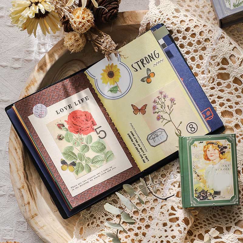 Mini Decorative Past Times Tracing Paper Scrapbook Journaling Backing Paper