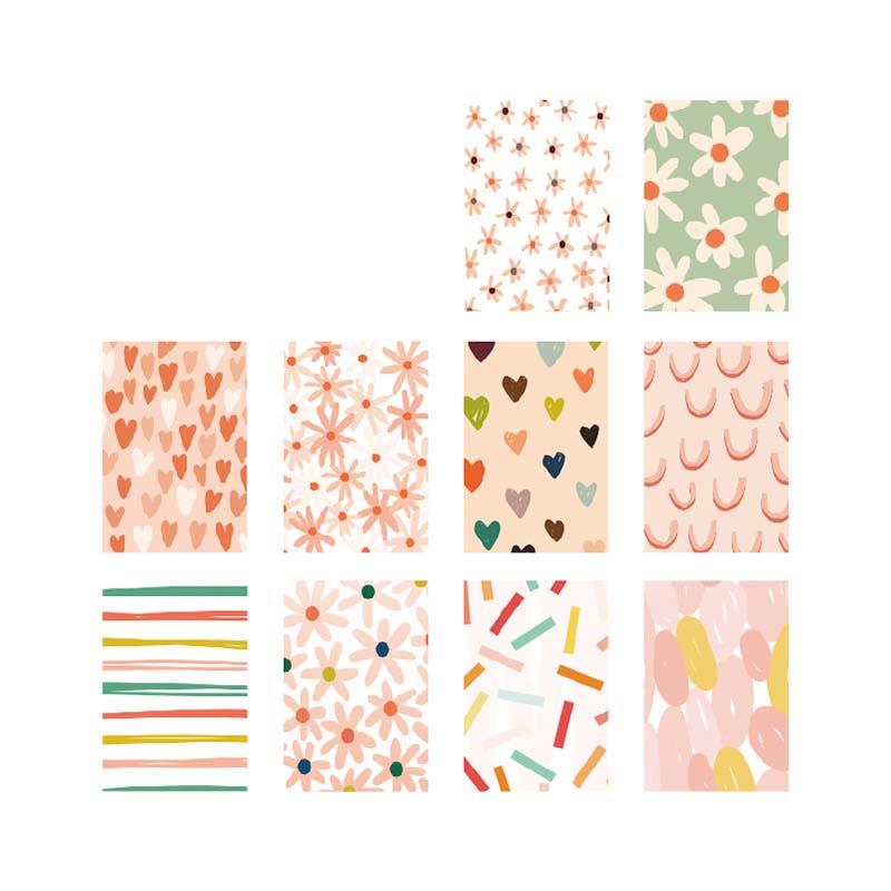 Sweet Supply Series Warm Styles Paper Decorative Journaling Paper