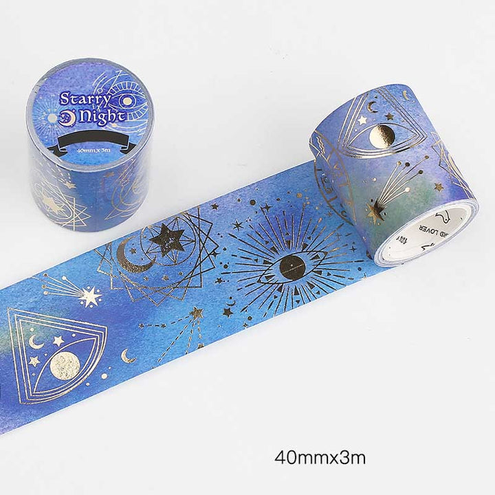 Starry Night Universe Series Washi Tape Decorative Scrapbook Tape