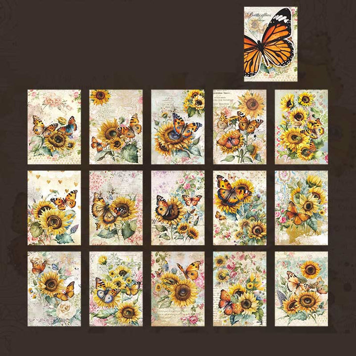 Butterfly Blooming Series Paper Decorative Journaling Paper