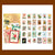 60pcs Vintage Stamp Series Sticker For DIY Journal Decor